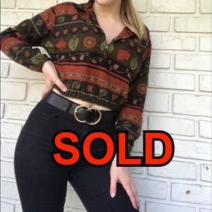 VINTAGE CROPPED SWEATER